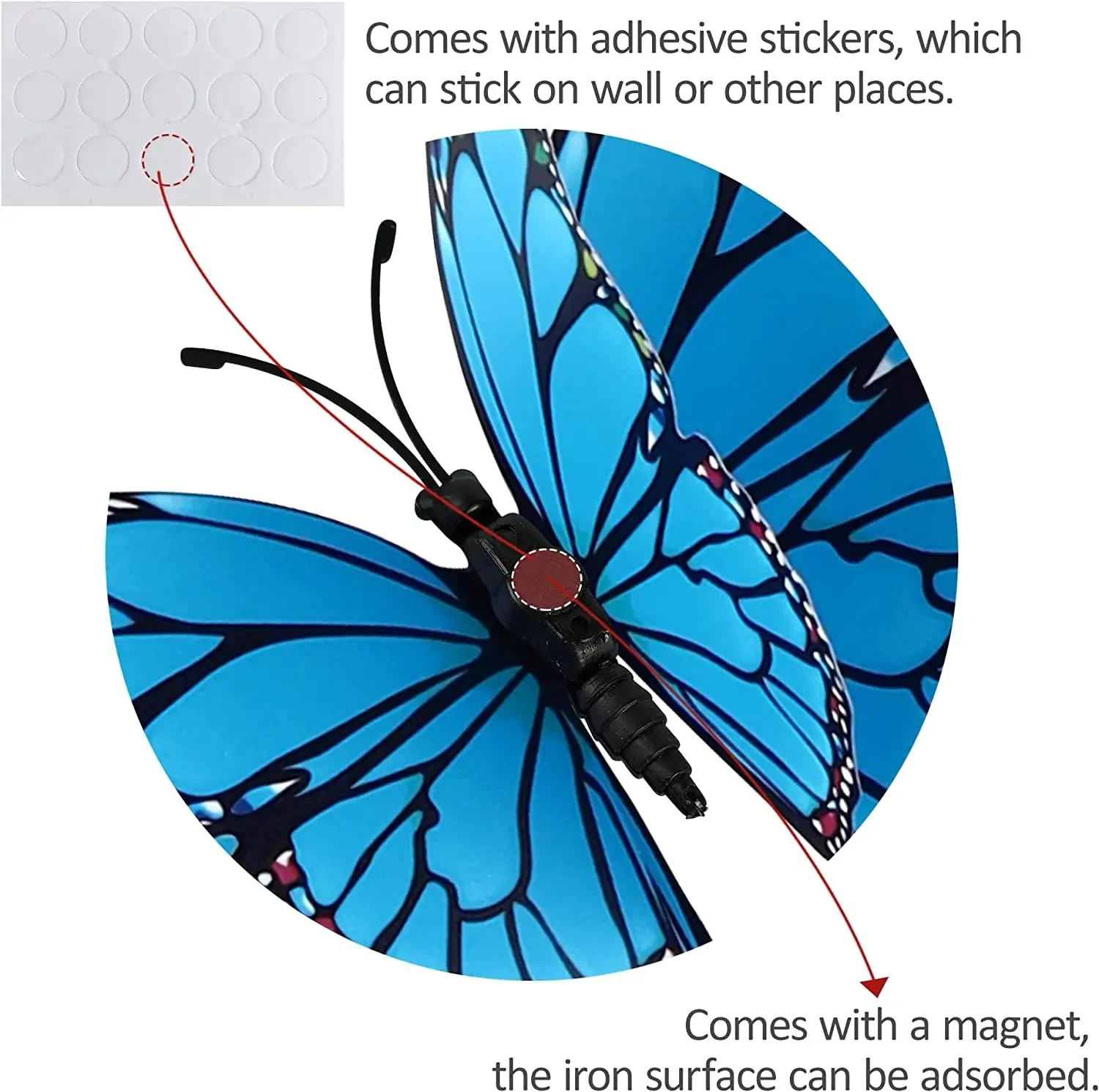 12pcs 3D Colorful Butterfly Wa – обзор и цена Art And Craft For Nursery