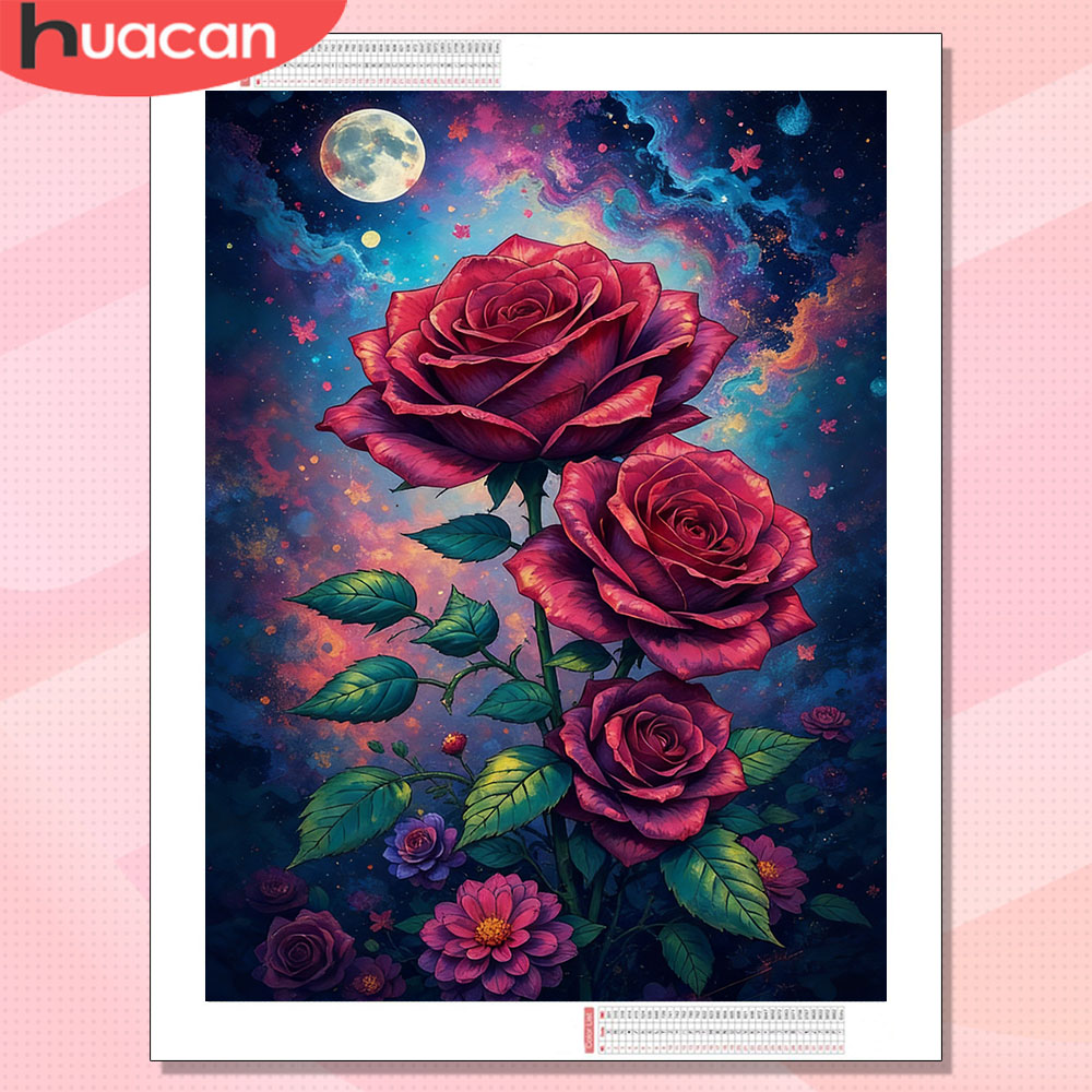 HUACAN Diamond Mosaic 5d Rose  – обзор и цена Art Craft Rose