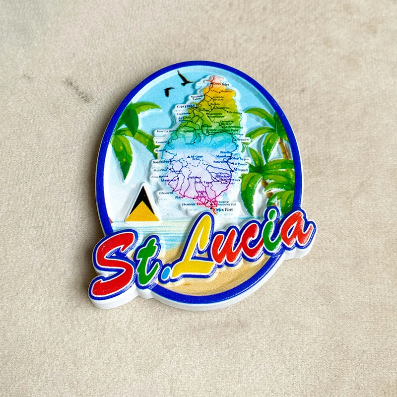 Saint Lucia tourist Souvenirs  – обзор и цена Art Craft Magnet