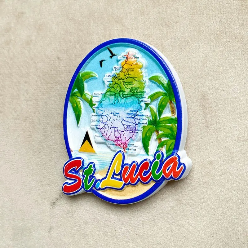 Saint Lucia tourist Souvenirs  – обзор и цена Art Craft Magnet
