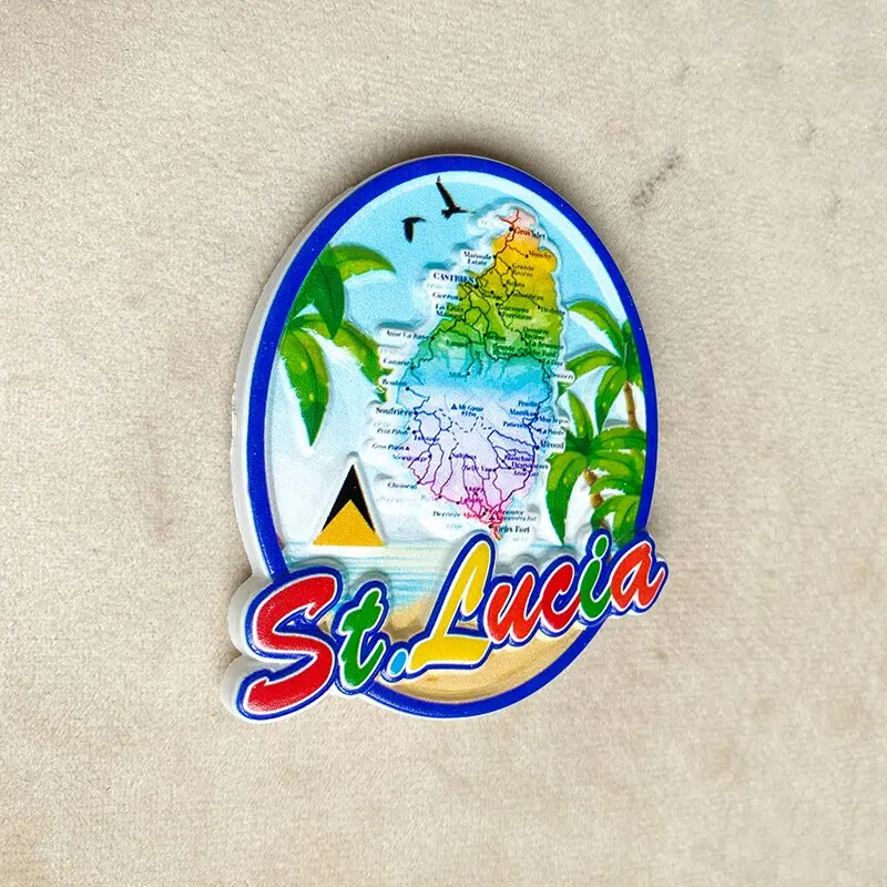 Saint Lucia tourist Souvenirs  – обзор и цена Art Craft Magnet