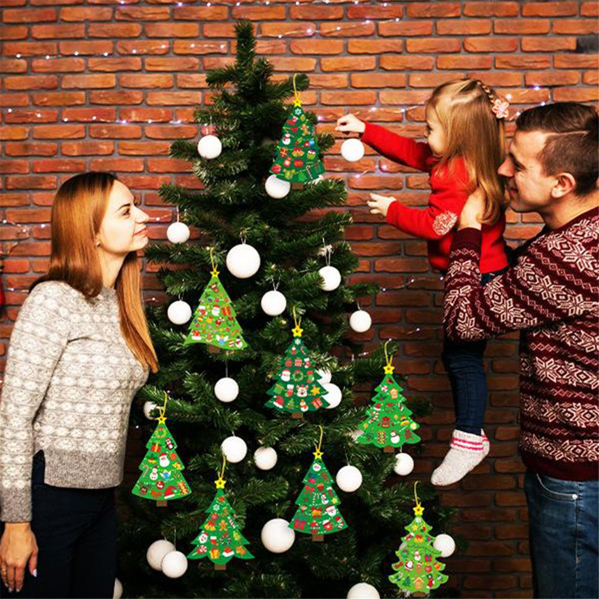 A11I 24PCS Christmas Tree DIY  – обзор и цена Art And Craft Xmas Tree