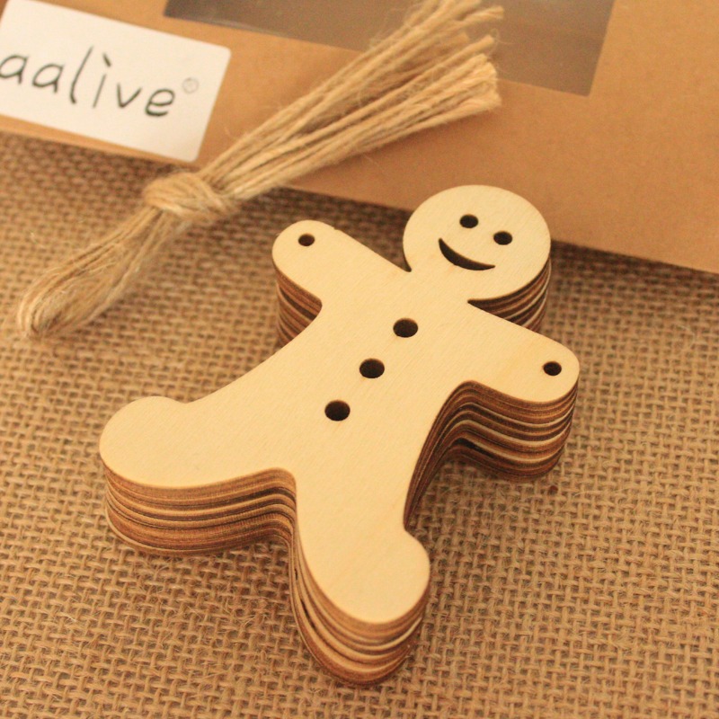 10pcs Unfinished Blank Wooden  – обзор и цена Art And Craft Xmas Tree