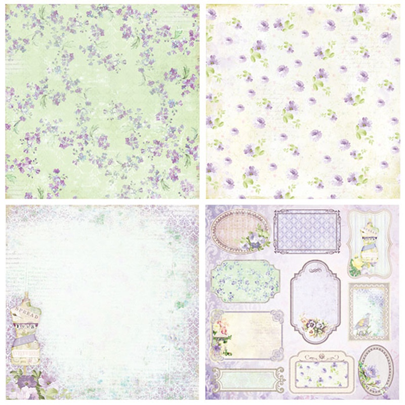24 Sheets Light Purple Flower  – обзор и цена Art Craft Flower Making