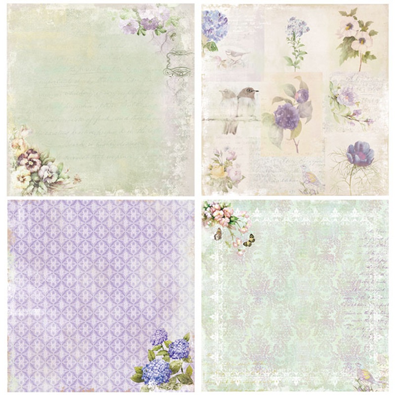 24 Sheets Light Purple Flower  – обзор и цена Art Craft Flower Making