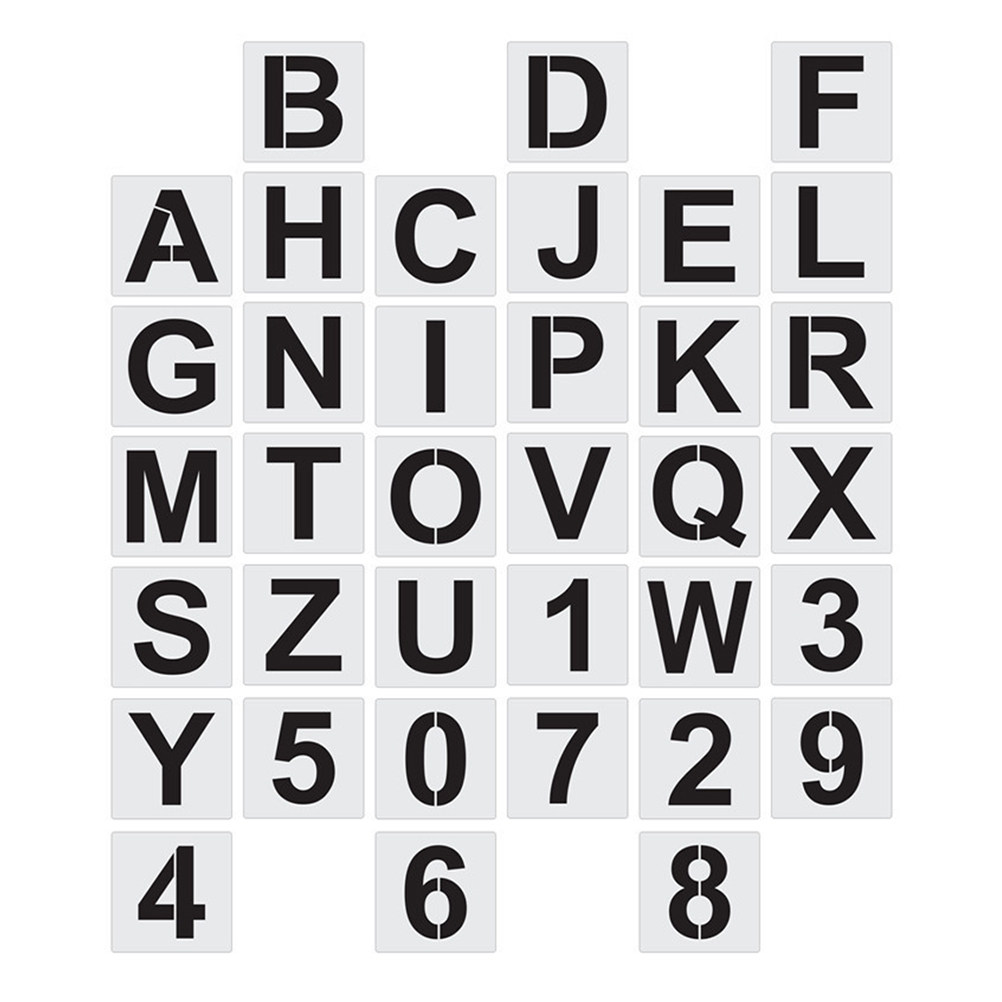 36Pcs Alphabet Number Painting – обзор и цена Art Craft Letter A