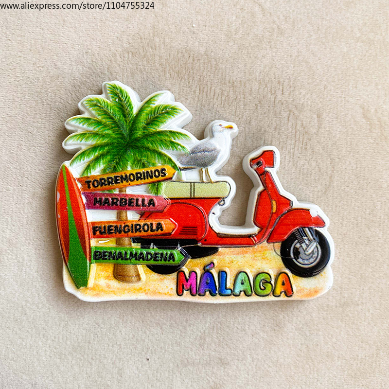 Malaga, Spain Travel souvenirs – обзор и цена Art Craft Magnet