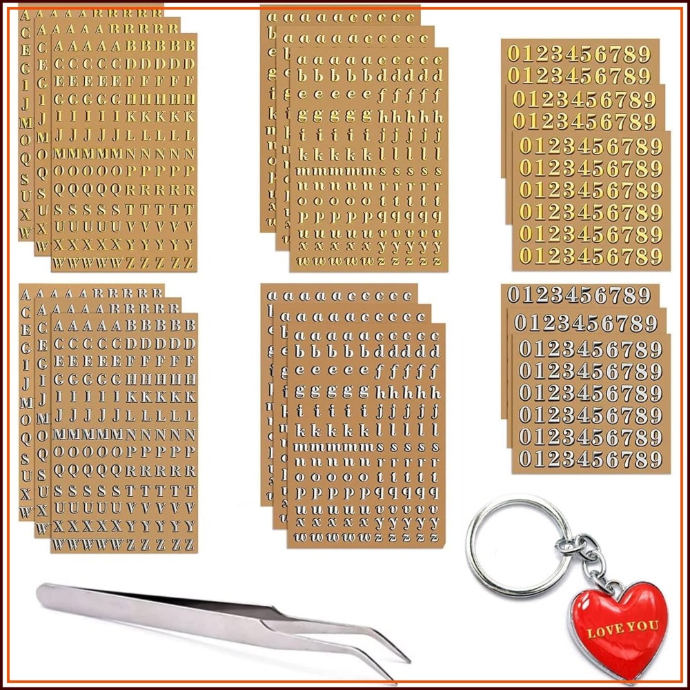 18 Sheets Mini Gold/Silver Gli – обзор и цена Art Craft Letter A