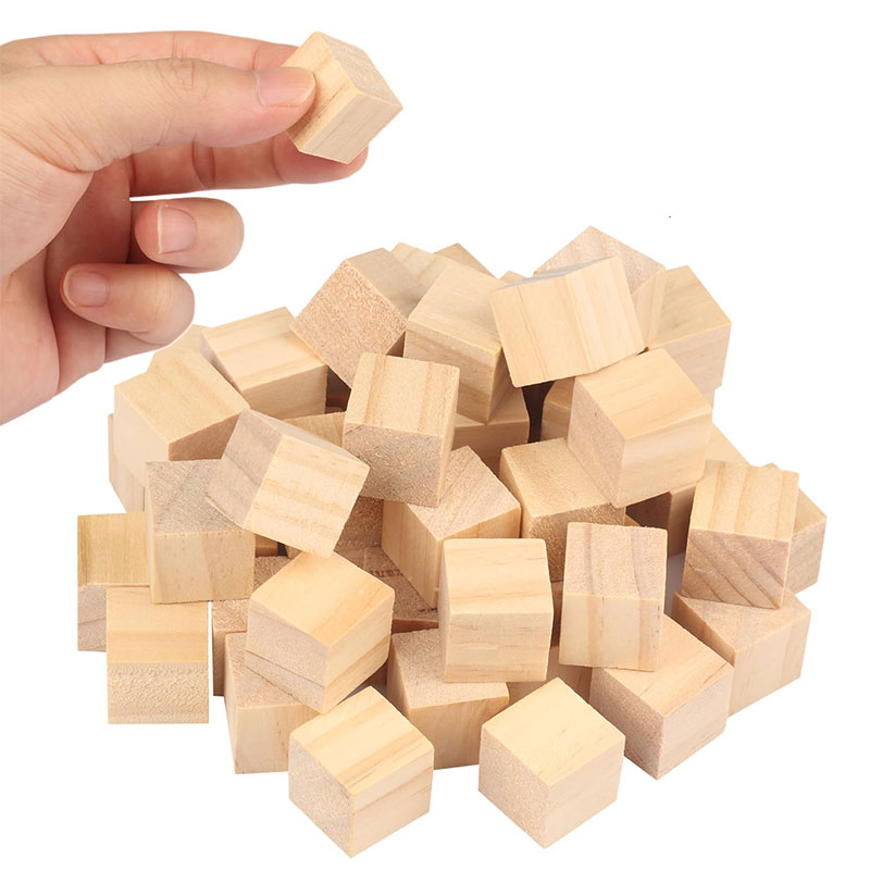 5-100pcs Unfinished Wooden Blo – обзор и цена Art Craft 2 Year Olds