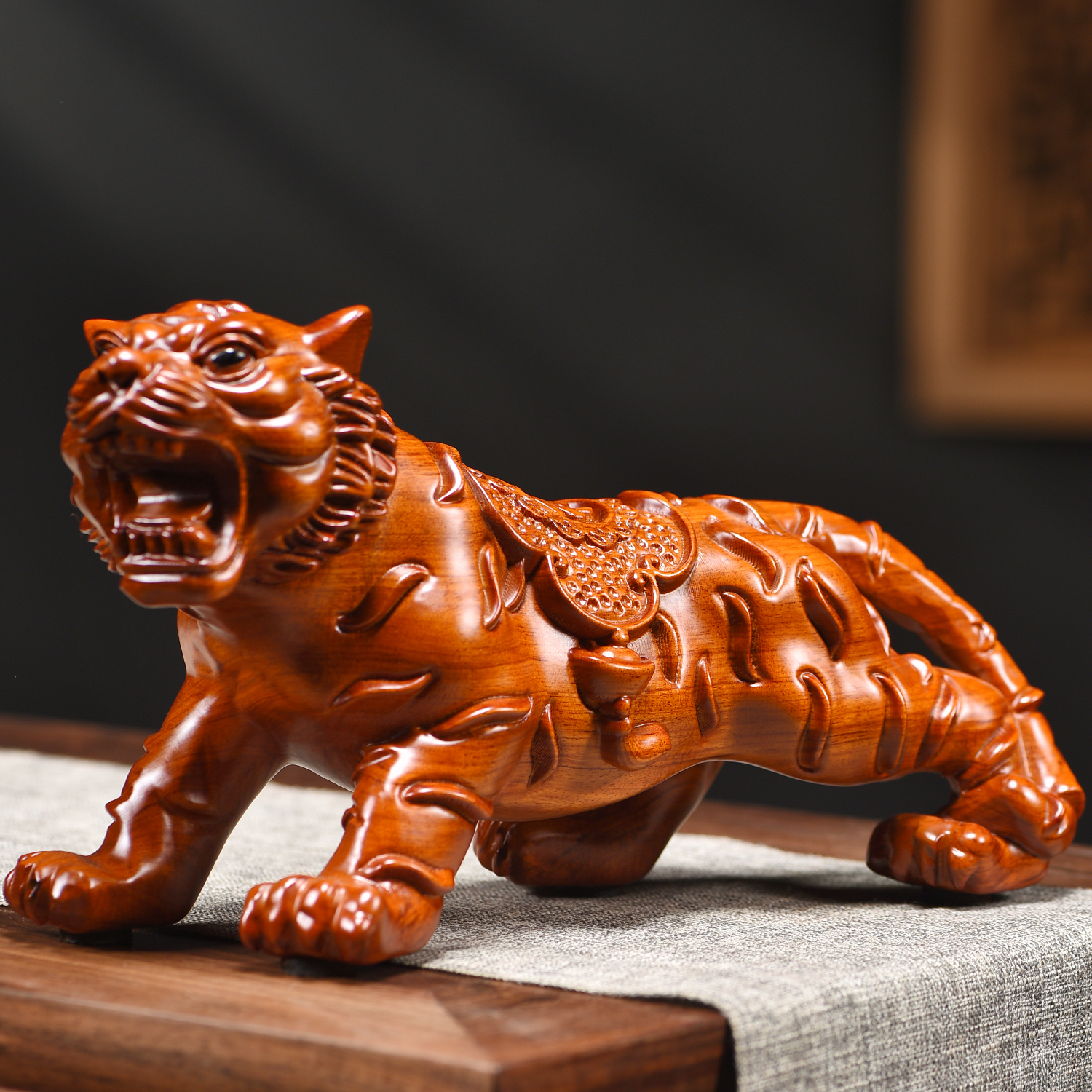 Wood Carving Tiger Figurines R – обзор и цена Art Craft Room