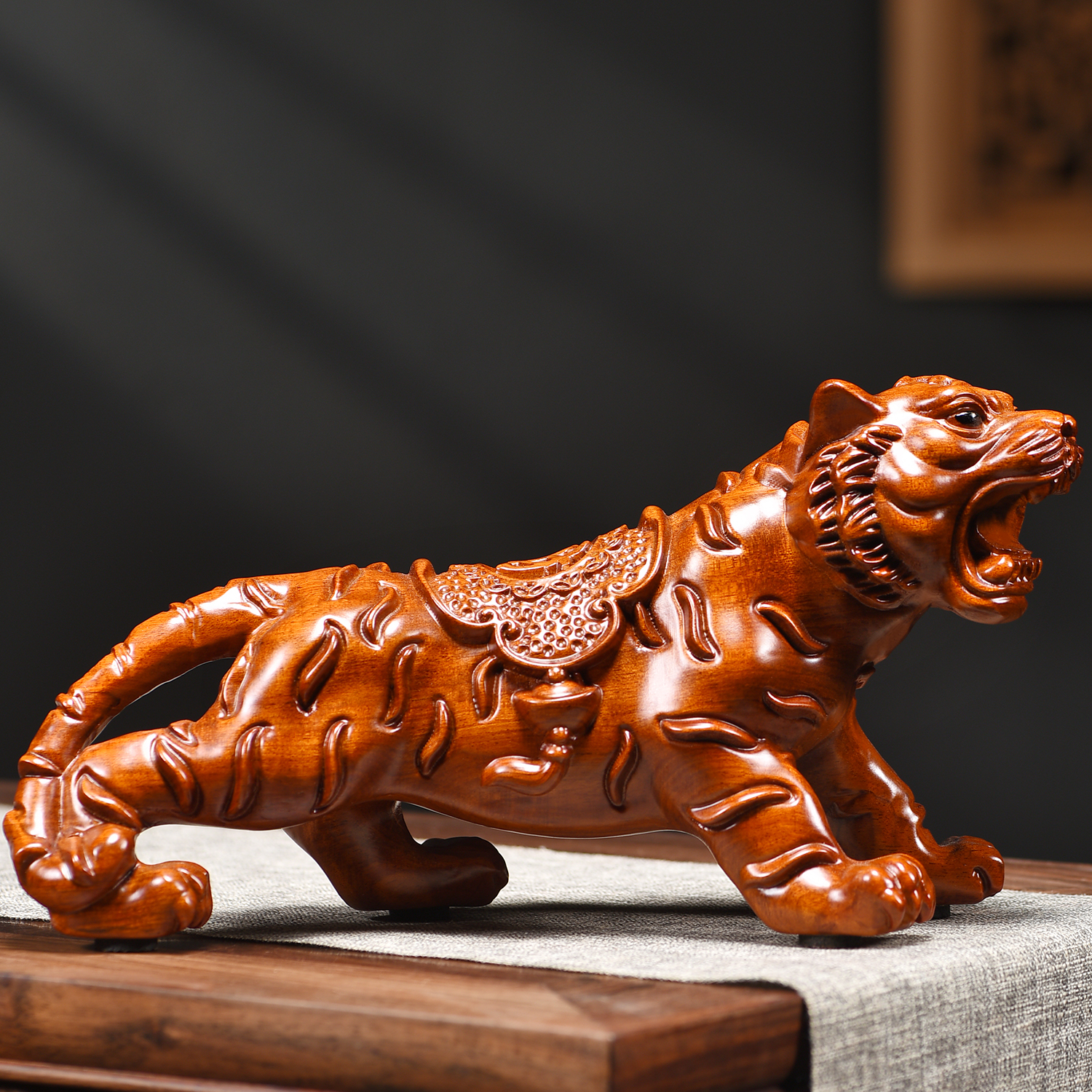 Wood Carving Tiger Figurines R – обзор и цена Art Craft Room