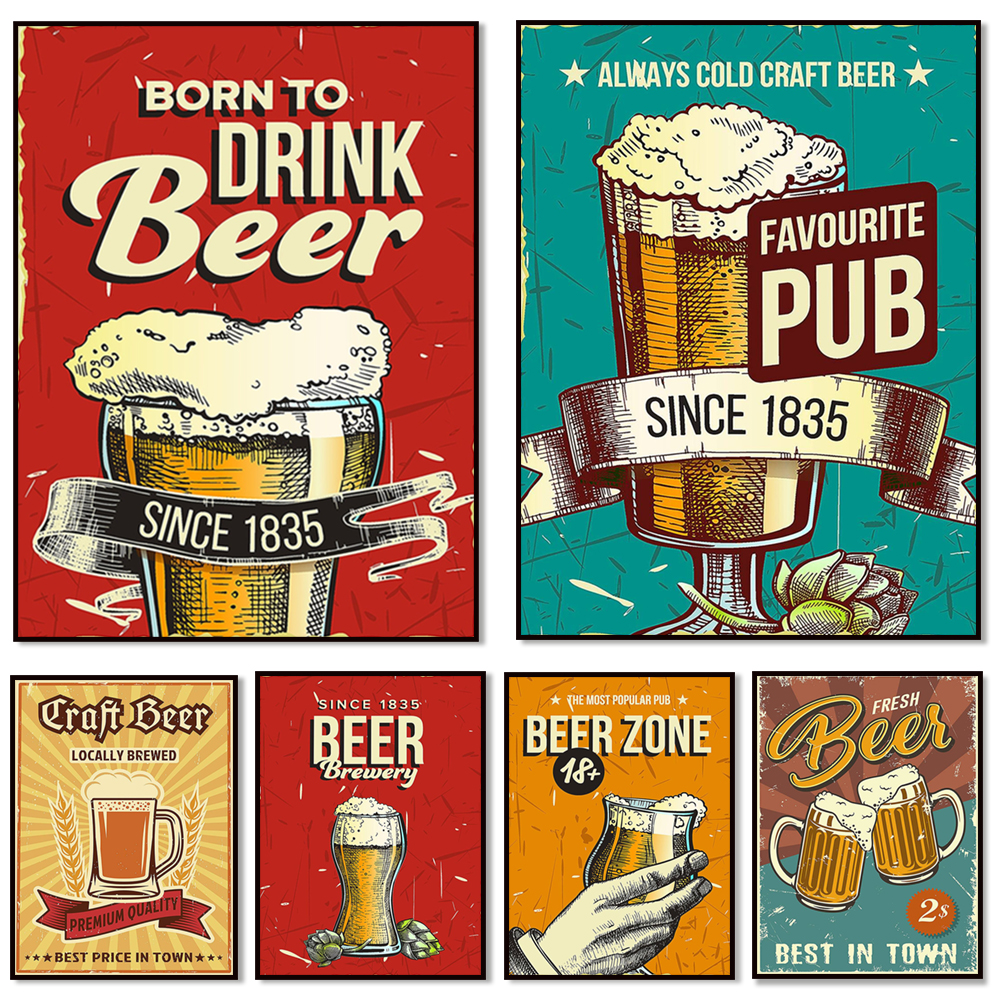 Favorite pub poster, brewery,  – обзор и цена Art Craft Decoration Ideas