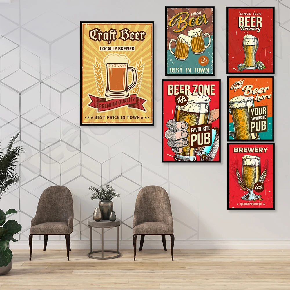 Favorite pub poster, brewery,  – обзор и цена Art Craft Decoration Ideas