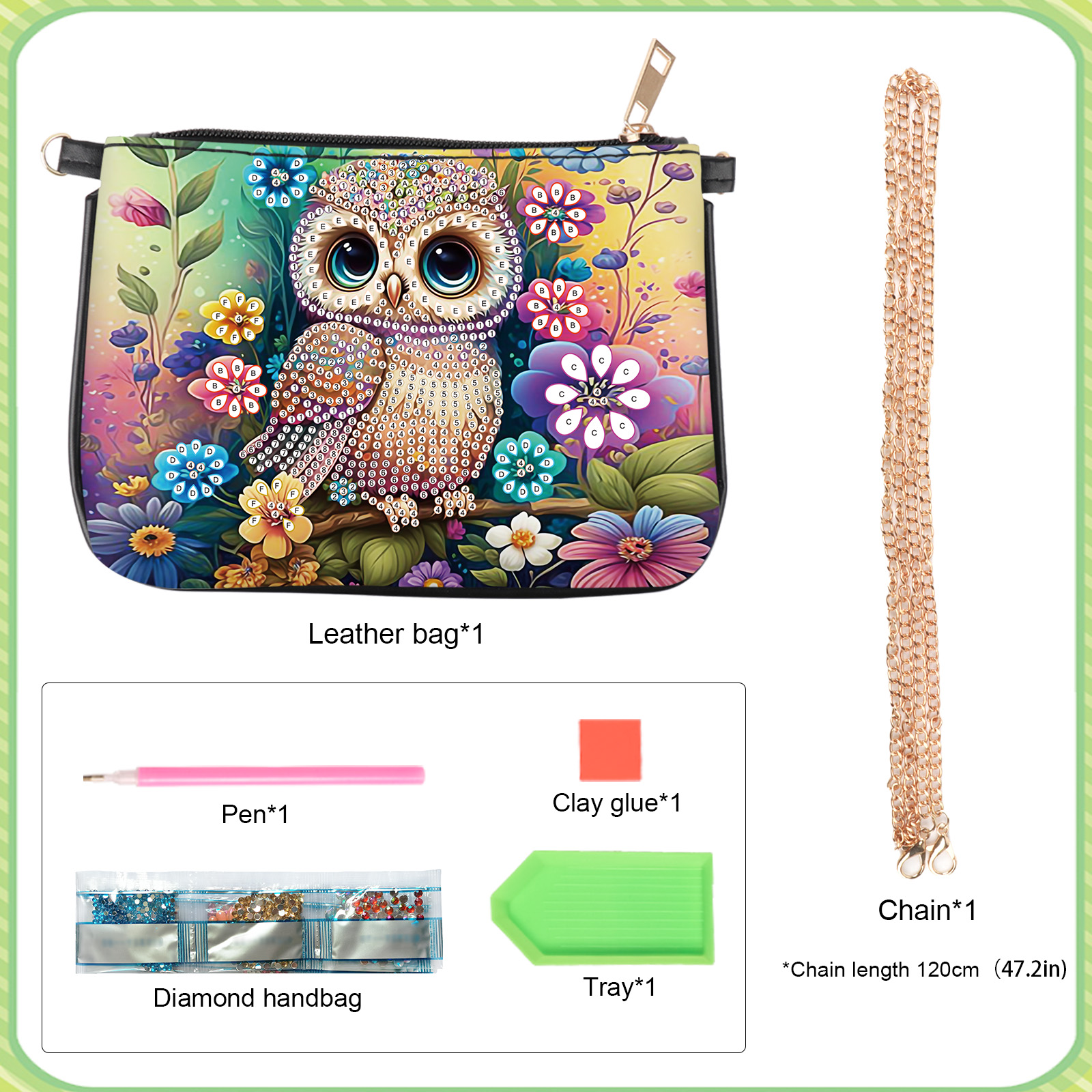 Colorful Owl Diamond Art Paint – обзор и цена Unique Art Craft