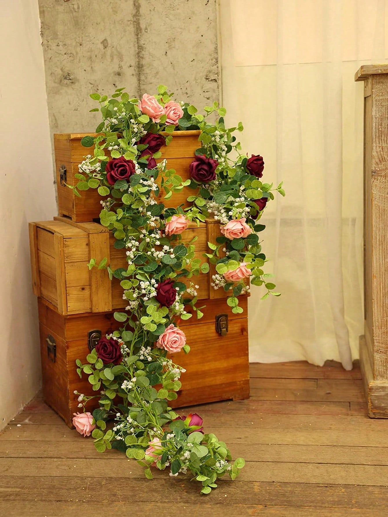 1pc 5.9FT Artificial Eucalyptu – обзор и цена Art Craft Rose
