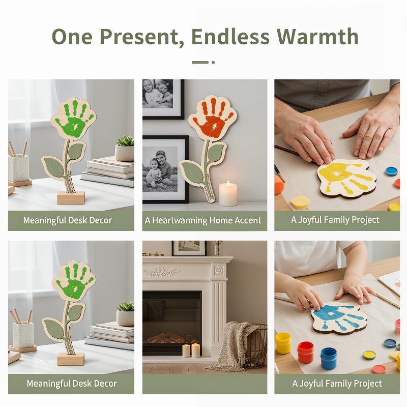 Blank Handprint Wood Flower Pl – обзор и цена Art And Craft For Nursery