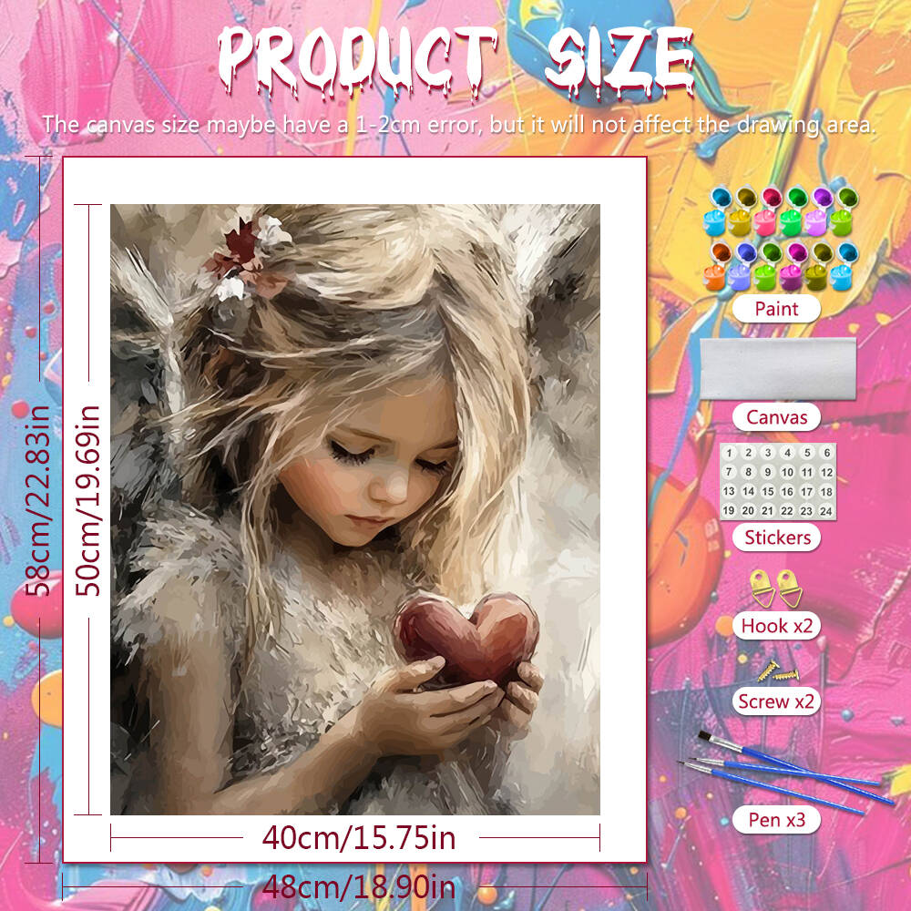 Drawing By Numbers Girl Portra – обзор и цена Unique Art Craft