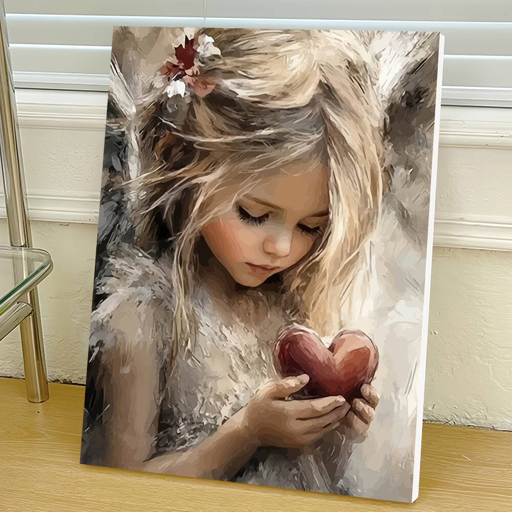 Drawing By Numbers Girl Portra – обзор и цена Unique Art Craft