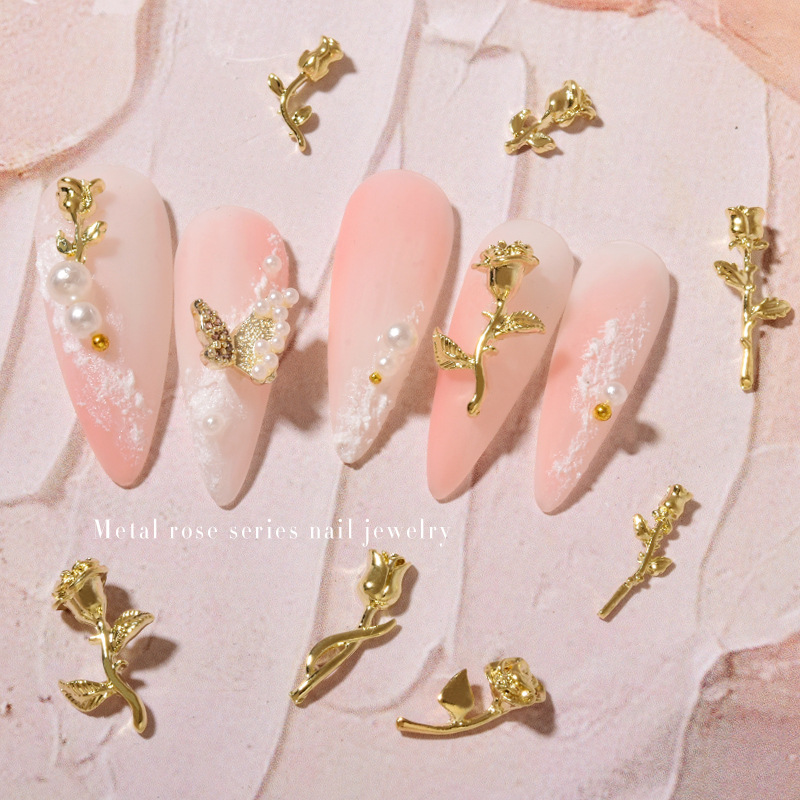 10Pcs 3D Rose Nail Art Ornamen – обзор и цена Art Craft Rose