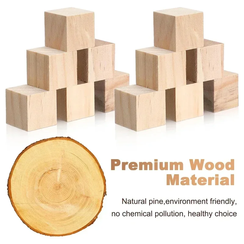 1-5cm Natural Blank Wooden Blo – обзор и цена Art Craft 2 Year Olds