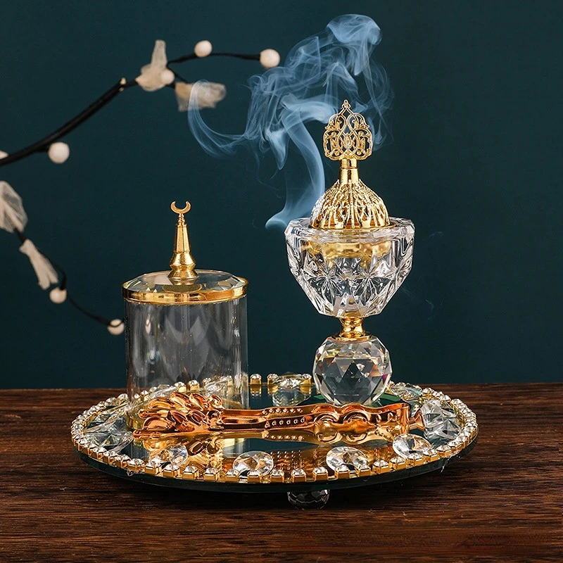 Round Gold Crystal Incense Bur – обзор и цена Art Craft Decoration Ideas