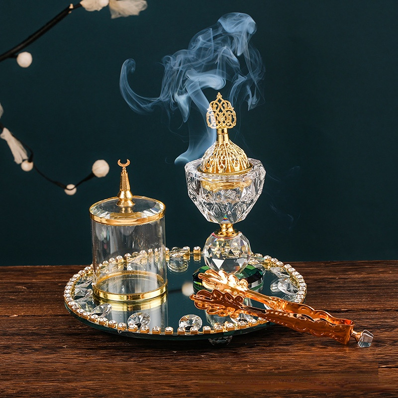 Round Gold Crystal Incense Bur – обзор и цена Art Craft Decoration Ideas