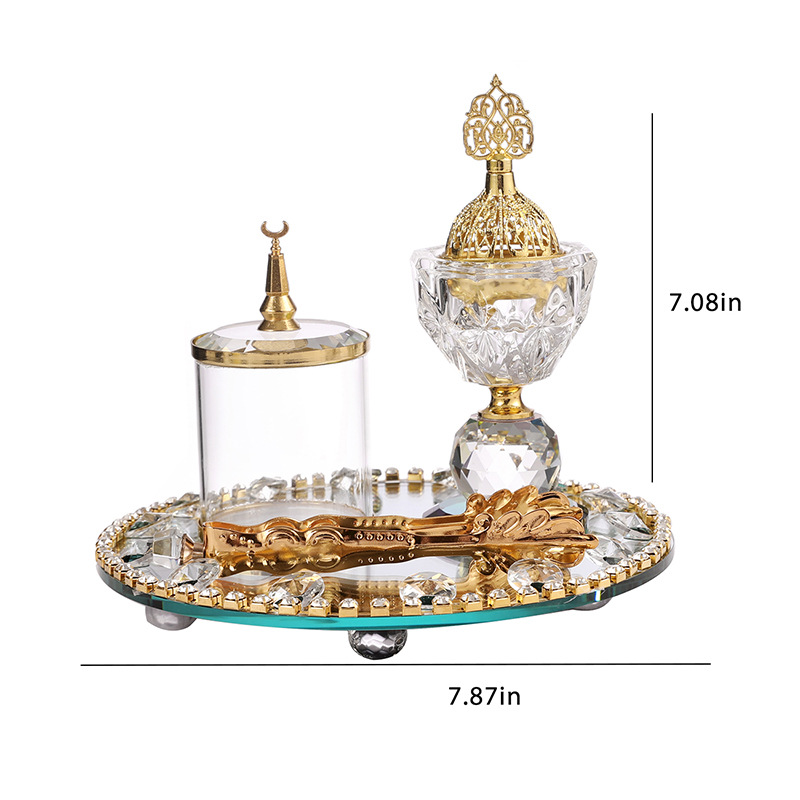 Round Gold Crystal Incense Bur – обзор и цена Art Craft Decoration Ideas