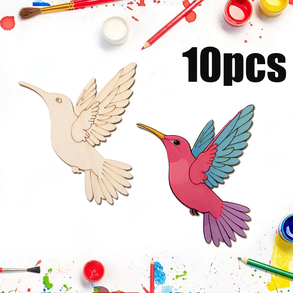 10pcs Unfinished Wood Animal B – обзор и цена Art Craft Market