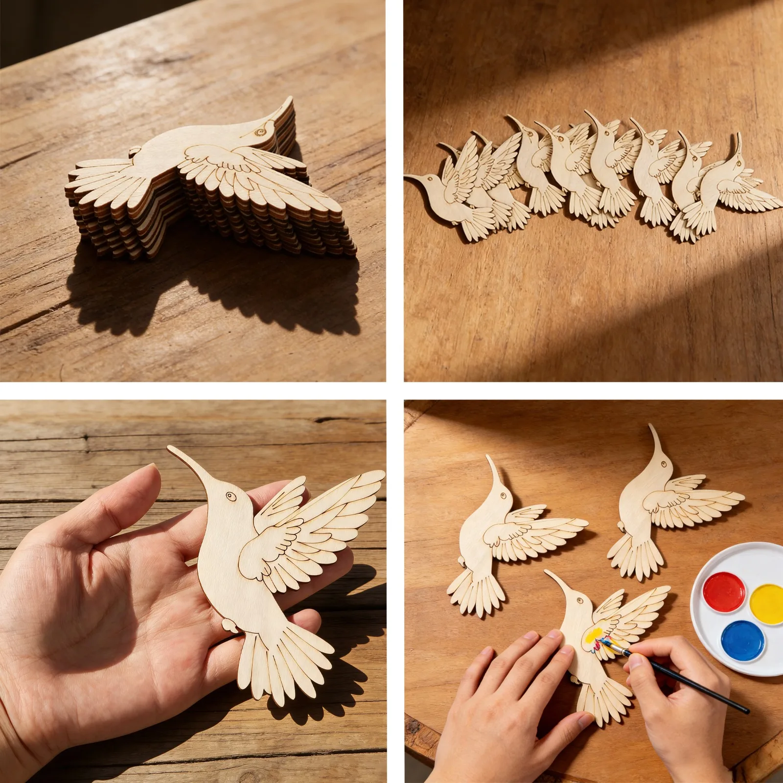 10pcs Unfinished Wood Animal B – обзор и цена Art Craft Market