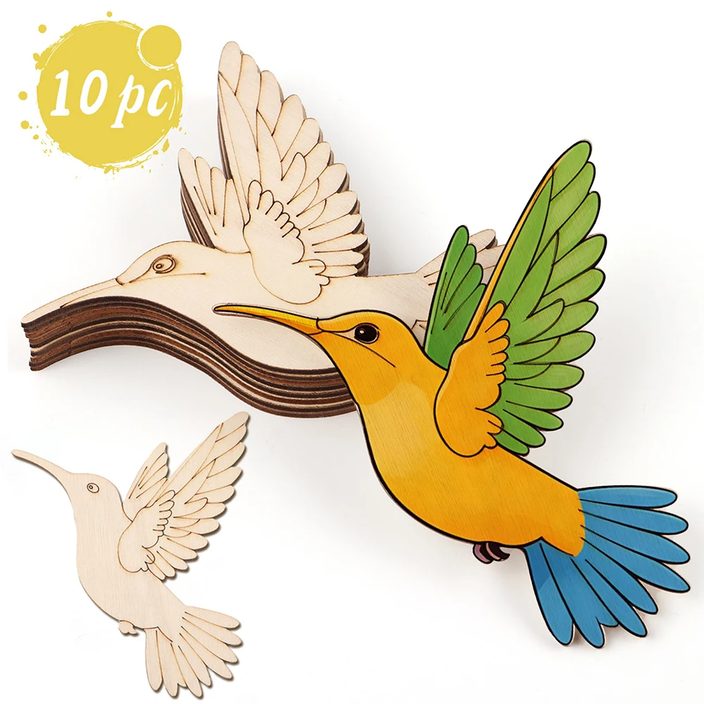 10pcs Unfinished Wood Animal B – обзор и цена Art Craft Market