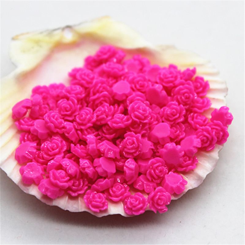 100pcs 6mm Resin Mini Rose Flo – обзор и цена Art Craft Rose