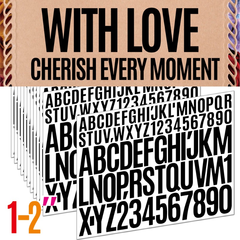 1+2 Inch Mixed Alphabet Number – обзор и цена Art Craft Letter A