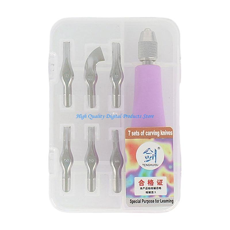 U2JE Linocut Cutter Set With A – обзор и цена Linocut Carving Tool