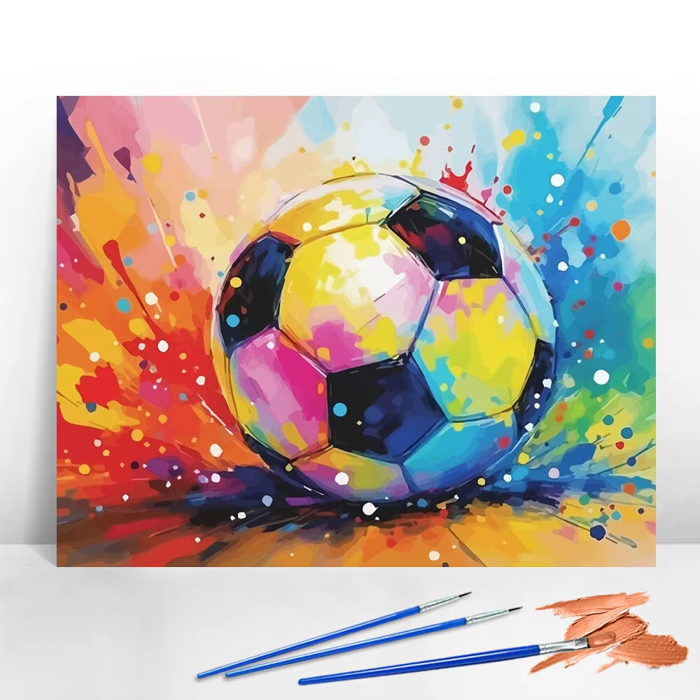 DIY Digital Oil Painting Socce – обзор и цена Art Craft Letter A
