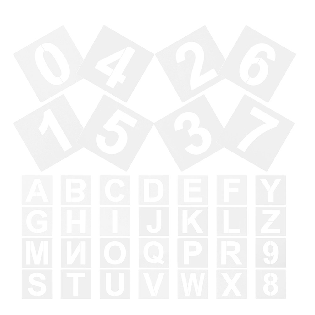 72Pcs Plastic Alphabet Number  – обзор и цена Art Craft Letter A