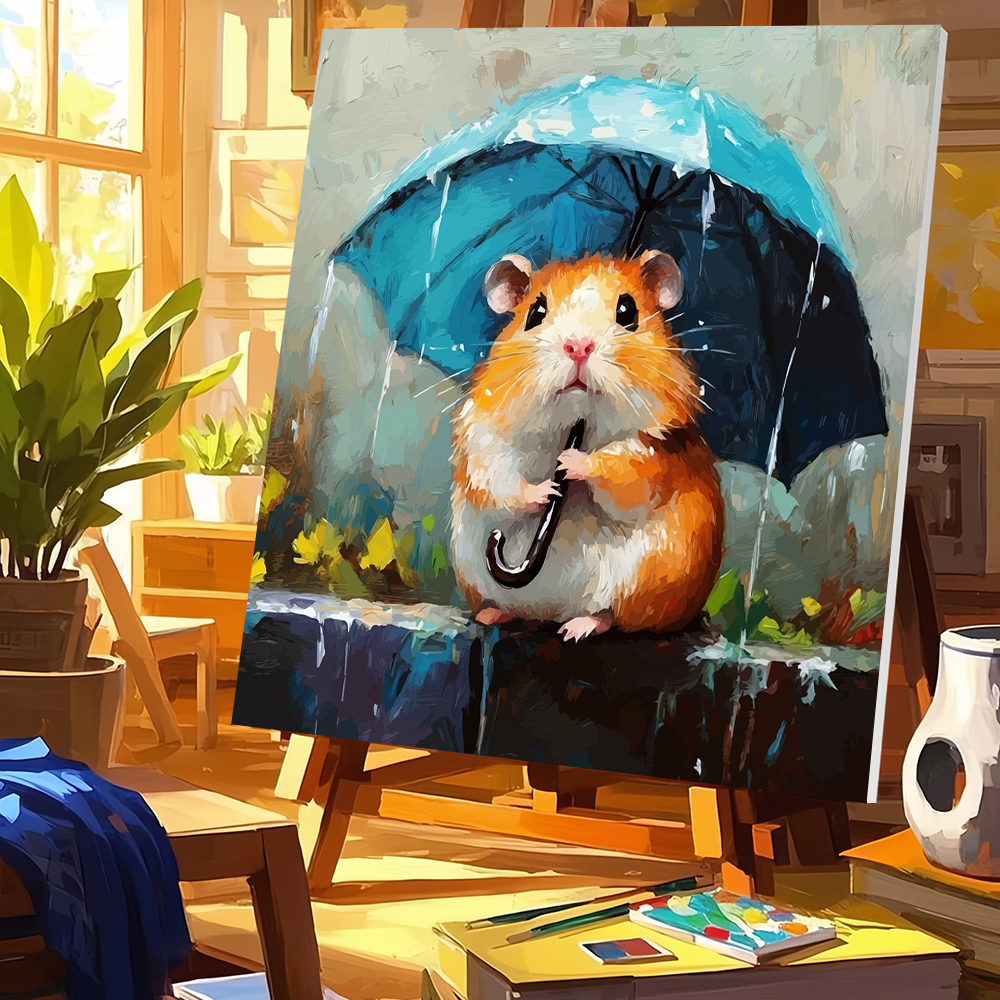 DIY Oil Painting By Numbers Ha – обзор и цена Art Craft Umbrella
