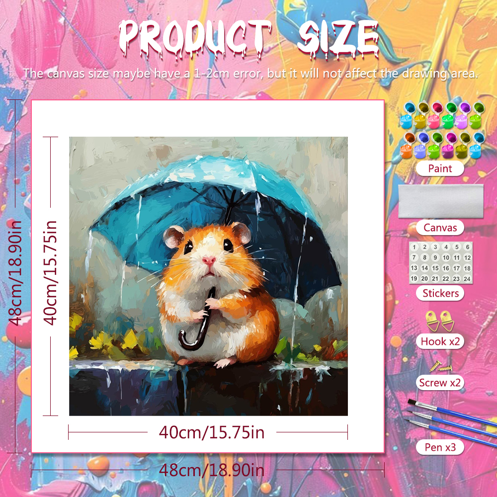 DIY Oil Painting By Numbers Ha – обзор и цена Art Craft Umbrella