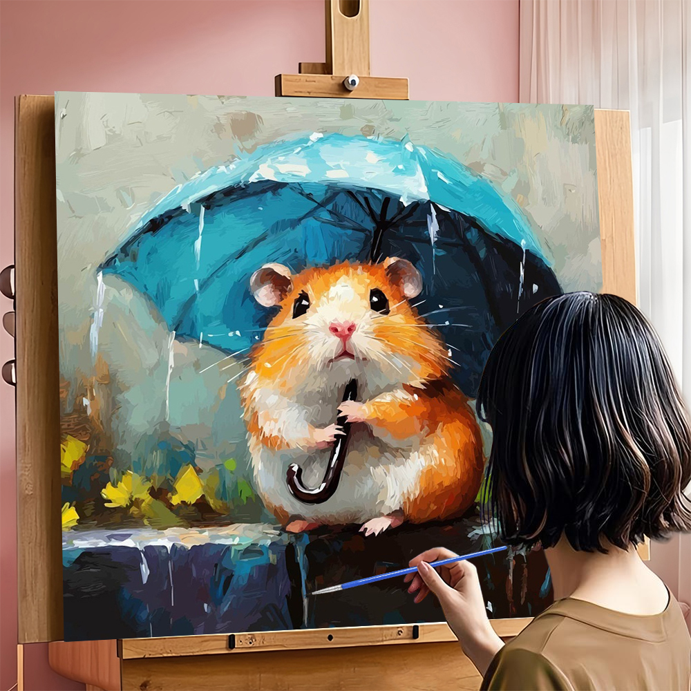 DIY Oil Painting By Numbers Ha – обзор и цена Art Craft Umbrella