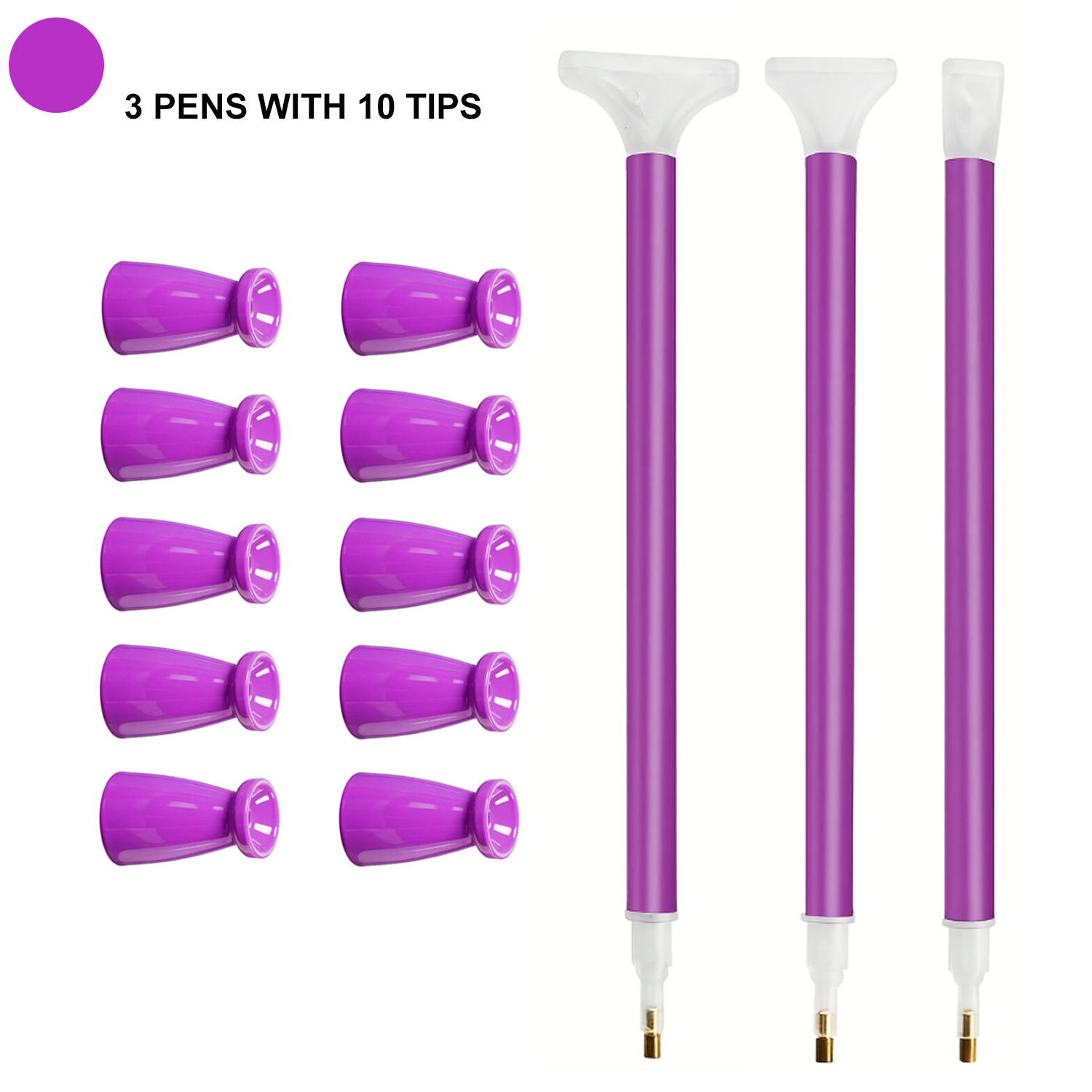 10 Silicone Tips & 3 Pens Diam – обзор и цена Art Craft Tools