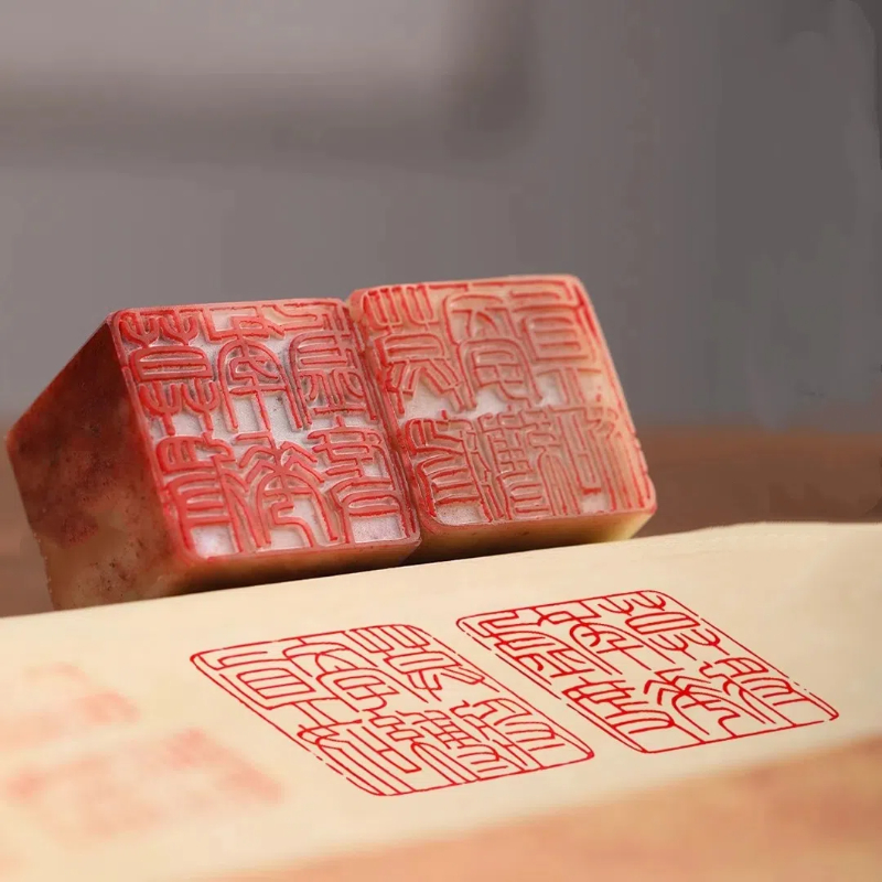 Shoushan Stone Finished Stamps – обзор и цена Chinese Art Craft