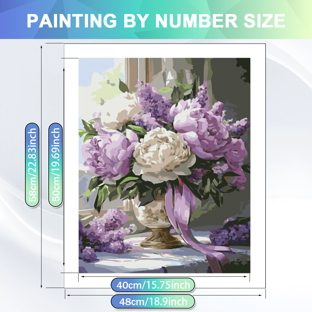 HUACAN Painting By Numbers Adu – обзор и цена Art Craft Rose