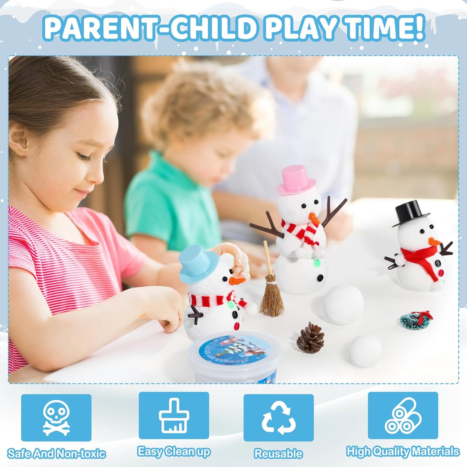 12 DIY Snowman set toys, Chris – обзор и цена Art Craft Upholstery