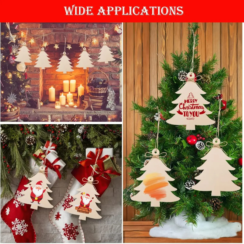 DIY Paintable Blank Wooden Chr – обзор и цена Art And Craft Xmas Tree