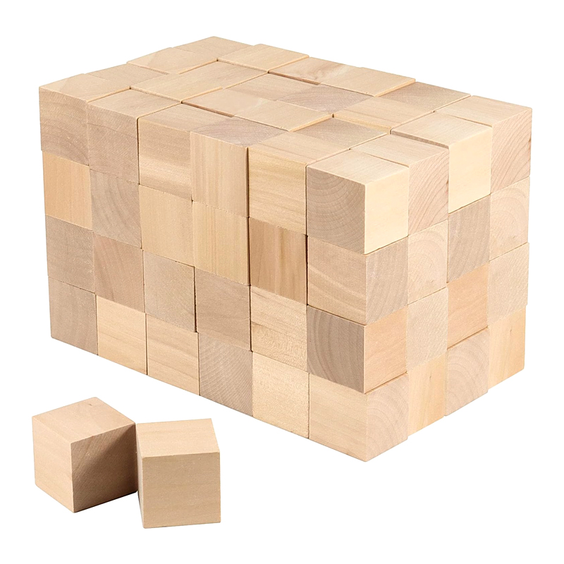 24pcs 4cm Wooden Blocks for Cr – обзор и цена Art Craft 2 Year Olds