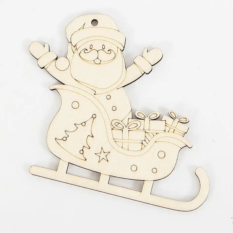 Paintable Blank Wooden christm – обзор и цена Art And Craft Xmas Tree