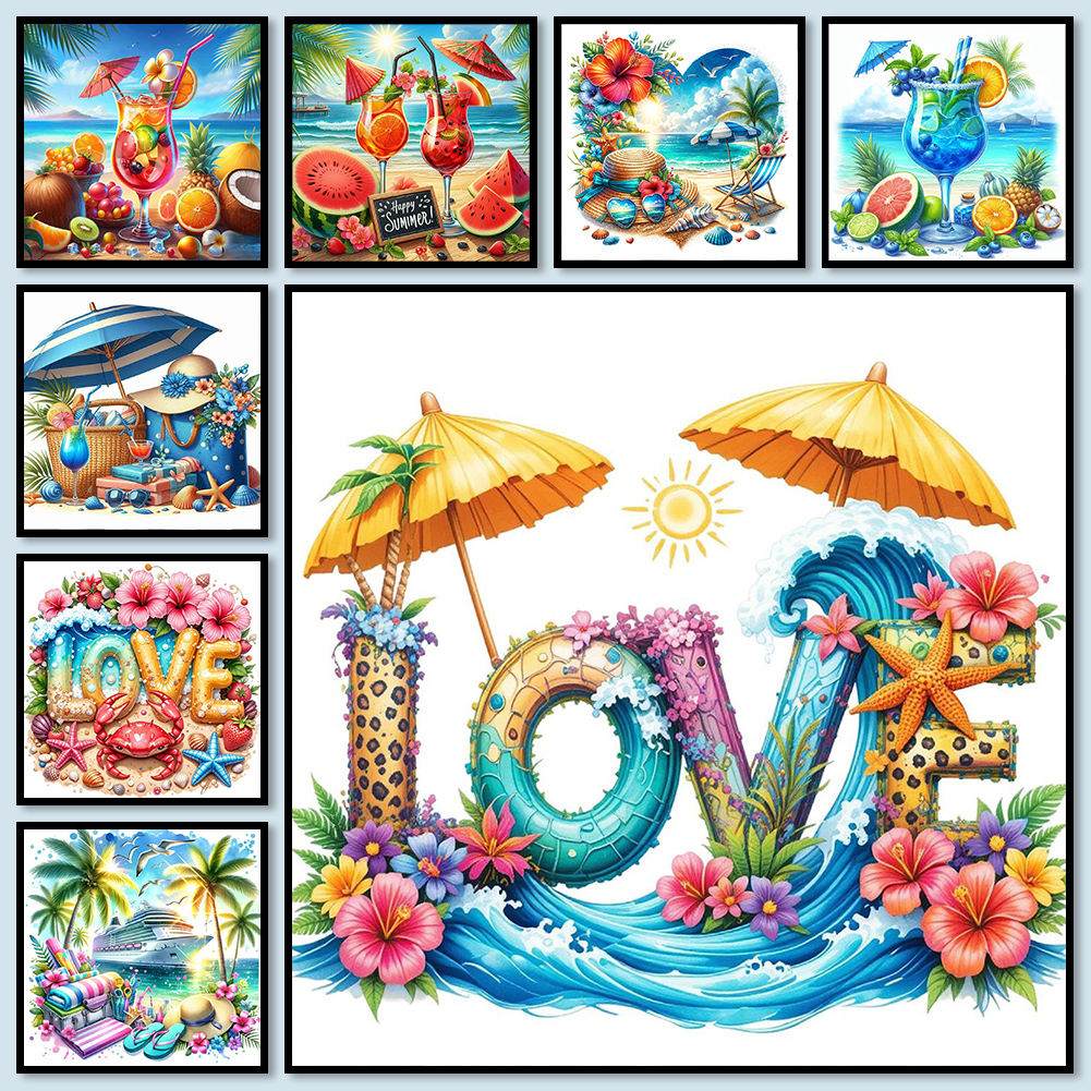 Summer Beach Full DIY 5D Round – обзор и цена Art Craft Decoration Ideas