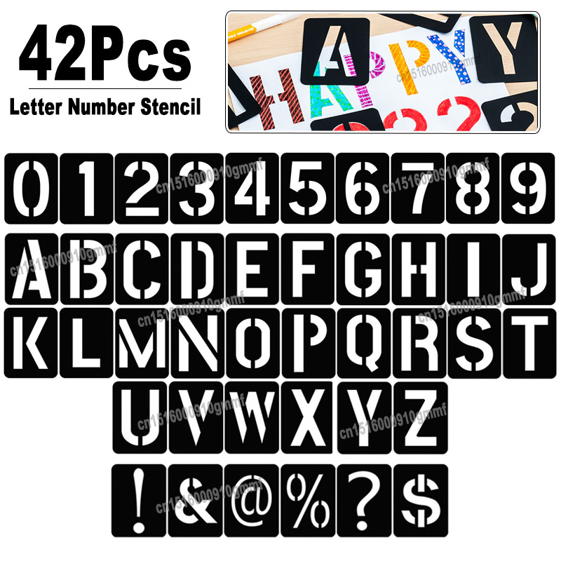 42Pcs Reusable Plastic Alphabe – обзор и цена Art Craft Letter A