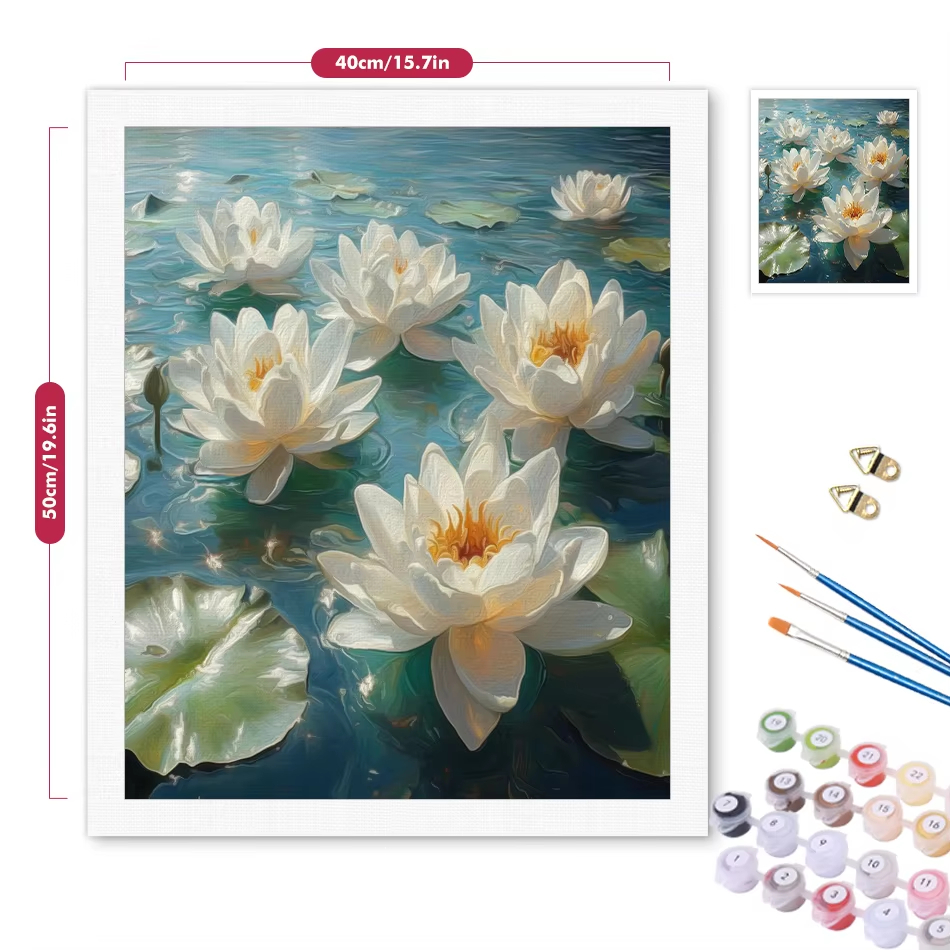 Oil Painting By Numbers Flower – обзор и цена Art Craft Letter A