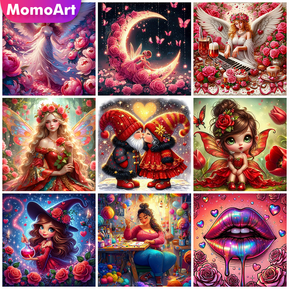 Momoart Diamond Mosaic Girl Po – обзор и цена Art Craft Rose
