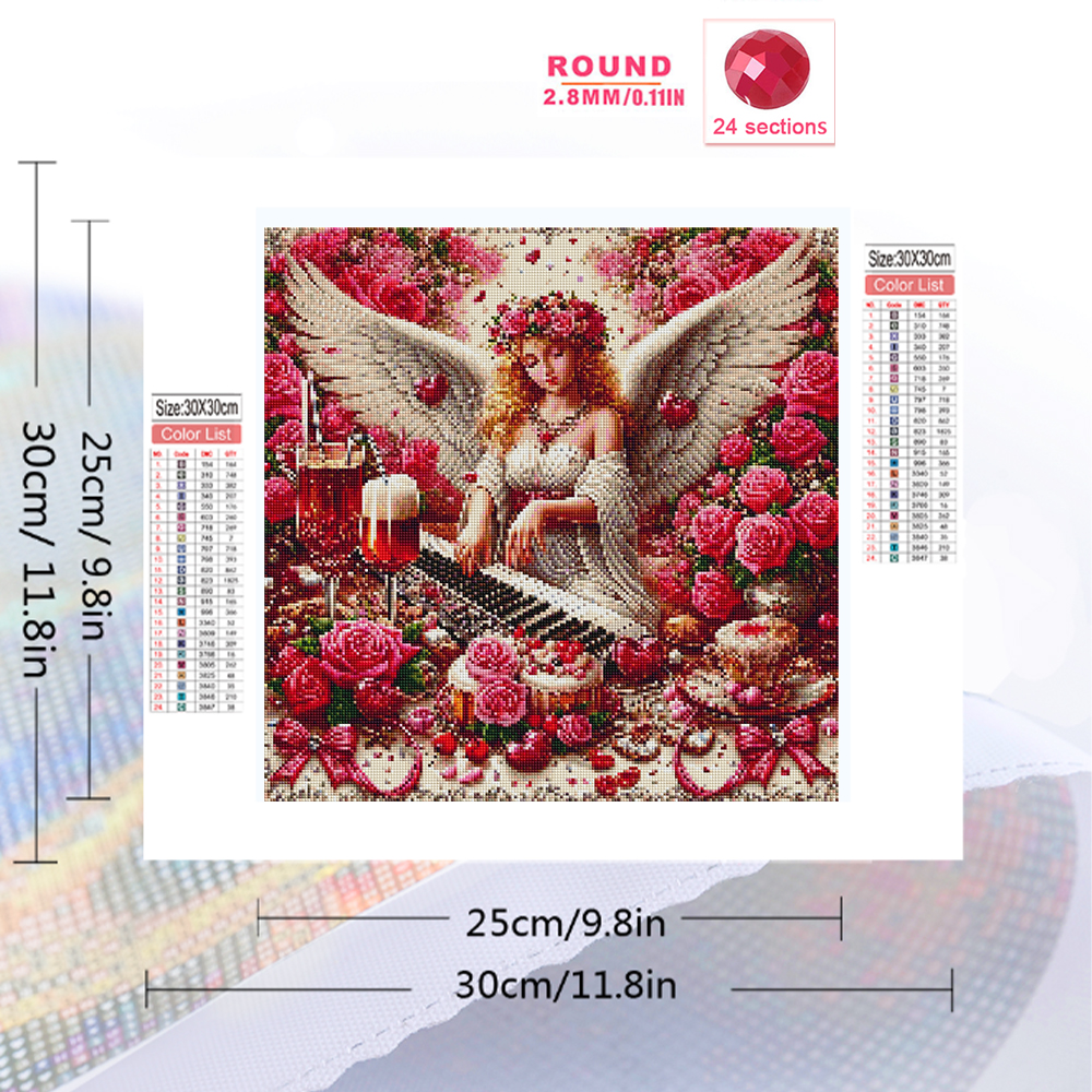 Momoart Diamond Mosaic Girl Po – обзор и цена Art Craft Rose